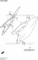 REAR FAIRING for Suzuki RM-Z 450 2017