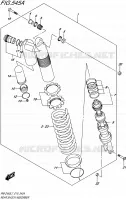 REAR SHOCK ABSORBER for Suzuki RM-Z 450 2017