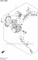 THROTTLE BODY for Suzuki RM-Z 450 2017