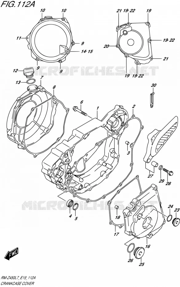 CASING Suzuki MOTO 450 RM-Z 2017  RM-Z450 L7 (E19)