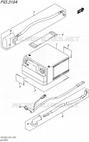 BATTERY for Suzuki VAN-VAN 125 2015