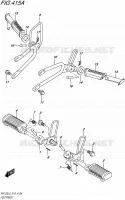 FOOTREST for Suzuki VAN-VAN 125 2015