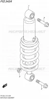 REAR SHOCK ABSORBER for Suzuki VAN-VAN 125 2015
