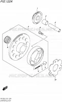 STARTER MOTOR CLUTCH for Suzuki VAN-VAN 125 2015