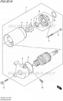 STARTER MOTOR for Suzuki VAN-VAN 125 2015