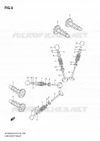 CAMSHAFT   VALVES for Suzuki GLADIUS 650 2010