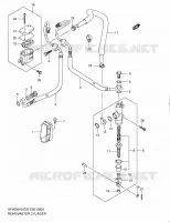 REAR MASTER CYLINDER (SFV650AL0) for Suzuki GLADIUS 650 2010