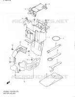 BATTERY BOX   TOOLS (SFV650AL1 E28) for Suzuki GLADIUS 650 2011