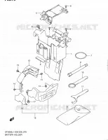BATTERY BOX   TOOLS (SFV650AL1 E33) for Suzuki GLADIUS 650 2011