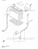 BATTERY (SFV650AL1 E28) for Suzuki GLADIUS 650 2011