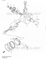 CRANKSHAFT for Suzuki GLADIUS 650 2011