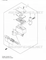 FRONT MASTER CYLINDER (SFV650AL1 E28) for Suzuki GLADIUS 650 2011