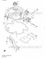 FUEL TANK (SFV650L1 E28) for Suzuki GLADIUS 650 2011