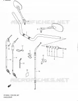 HANDLEBAR (SFV650L1 E03) for Suzuki GLADIUS 650 2011