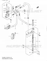 REAR MASTER CYLINDER (SFV650AL1 E28) for Suzuki GLADIUS 650 2011