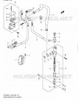 REAR MASTER CYLINDER (SFV650AL1 E33) for Suzuki GLADIUS 650 2011