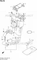 BATTERY BOX   TOOLS (SFV650AL4 E28) for Suzuki GLADIUS 650 2014