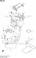 BATTERY BOX   TOOLS (SFV650AL4 E33) for Suzuki GLADIUS 650 2014