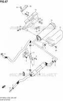FUEL EVAP SYSTEM (SFV650AL4 E33) for Suzuki GLADIUS 650 2014