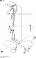 FUEL PUMP for Suzuki GLADIUS 650 2014