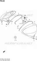 FUEL TANK SIDE COVER for Suzuki GLADIUS 650 2014