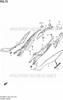 REAR FAIRING (SFV650AL4 E33) for Suzuki GLADIUS 650 2014