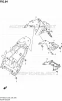 REAR FENDER for Suzuki GLADIUS 650 2014