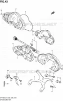 SPEEDOMETER (SFV650AL4 E33) for Suzuki GLADIUS 650 2014