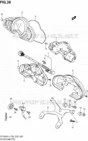 SPEEDOMETER (SFV650L4 E03) for Suzuki GLADIUS 650 2014