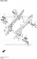 FOOTREST for Suzuki GLADIUS 650 2015