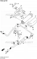 FUEL EVAP SYSTEM (SFV650L5 E33) for Suzuki GLADIUS 650 2015