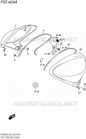 FUEL TANK SIDE COVER for Suzuki GLADIUS 650 2015