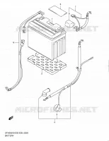 BATTERY (SFV650AL0) for Suzuki GLADIUS 650 2010