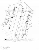 FRONT SHOCK ABSORBER (SFV650AL0) for Suzuki GLADIUS 650 2010