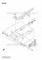 SWINGARM for Suzuki GLADIUS 650 2010