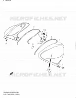 FUEL TANK SIDE COVER for Suzuki GLADIUS 650 2011