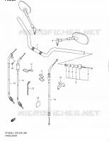 HANDLEBAR (SFV650AL1 E28) for Suzuki GLADIUS 650 2011