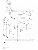 HANDLEBAR (SFV650AL1 E33) for Suzuki GLADIUS 650 2011