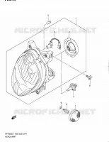 HEADLIGHT for Suzuki GLADIUS 650 2011