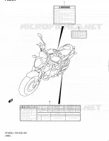 LABEL (SFV650L1 E03) for Suzuki GLADIUS 650 2011