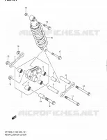 SHOCK ABSORBER LINKAGE (SFV650AL1 E28) for Suzuki GLADIUS 650 2011