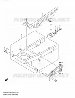 SWINGARM for Suzuki GLADIUS 650 2011