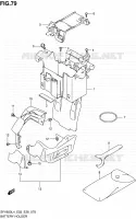 BATTERY BOX   TOOLS (SFV650AL4 E33) for Suzuki GLADIUS 650 2014