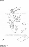 BATTERY BOX   TOOLS (SFV650L4 E03) for Suzuki GLADIUS 650 2014