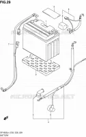 BATTERY (SFV650L4 E03) for Suzuki GLADIUS 650 2014