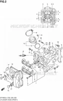 CYLINDER HEAD (AVT) for Suzuki GLADIUS 650 2014