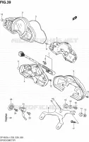 SPEEDOMETER (SFV650L4 E03) for Suzuki GLADIUS 650 2014