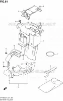 BATTERY BOX   TOOLS (SFV650AL4 E21) for Suzuki GLADIUS 650 2014
