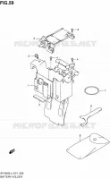 BATTERY BOX   TOOLS (SFV650L4 E21) for Suzuki GLADIUS 650 2014