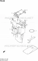 BATTERY BOX   TOOLS (SFV650UL4 E21) for Suzuki GLADIUS 650 2014